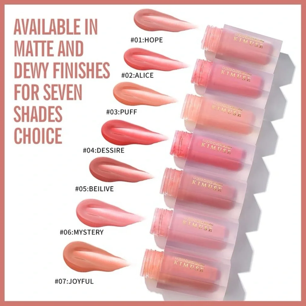 Kimuse liquid cheek blush -Puff
